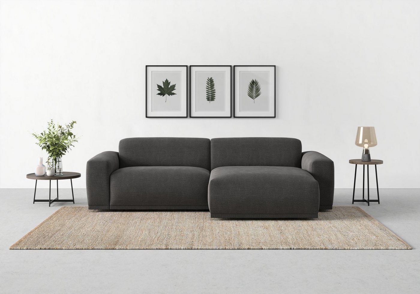 TRENDMANUFAKTUR Ecksofa Braga, 2 Teile, mit hochwertigem Kaltschaum, auch in Cord erhältlich von TRENDMANUFAKTUR