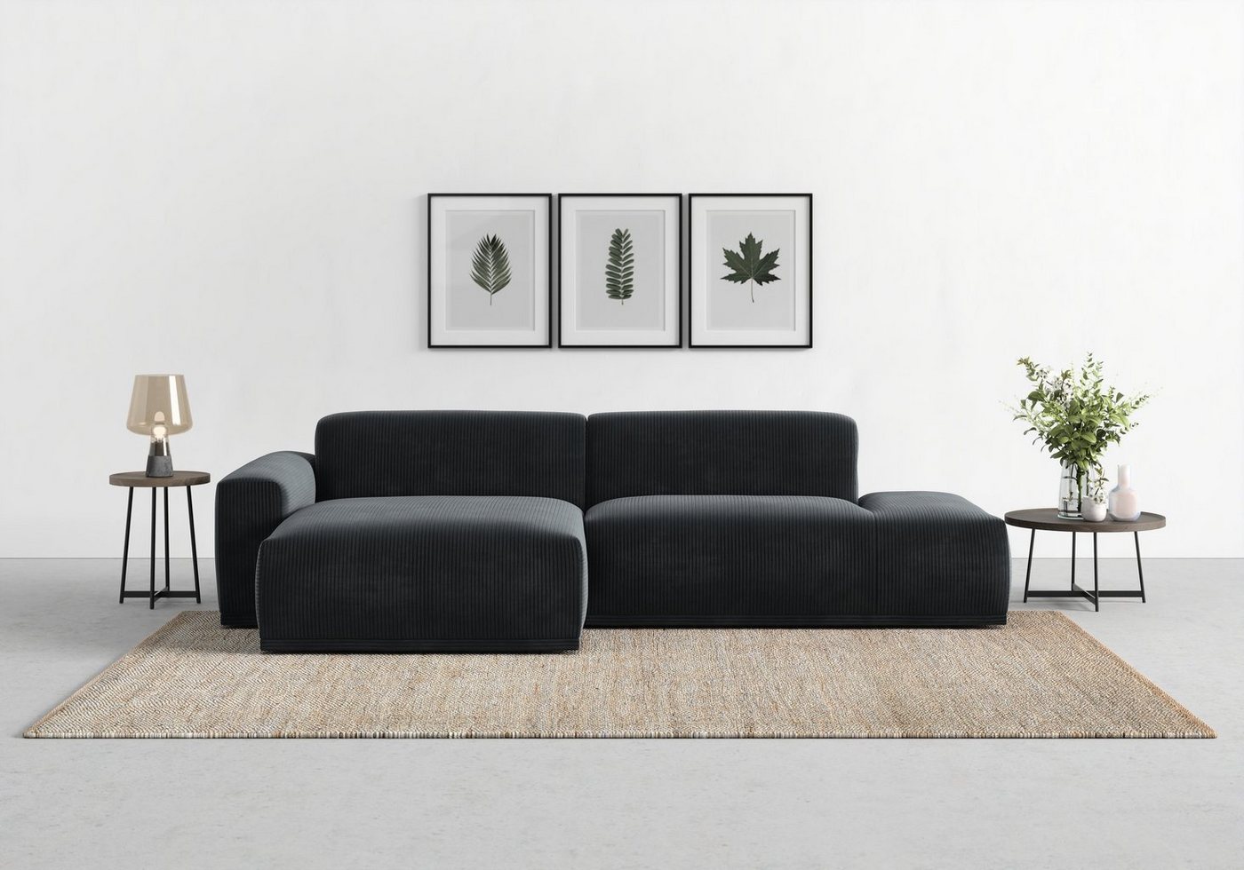 TRENDMANUFAKTUR Ecksofa Braga, mit hochwertigem Kaltschaum, L-Form, in Cord erhältlich, 2 Teile, modernes Sofa, Couch mit hohem Sitzkomfort, 275/72/160 cm (B/H/T) TRENDMANUFAKTUR Ecksofa Braga, mit hochwertigem Kaltschaum, L-Form, in Cord erhältlich, 2 Teile, modernes Sofa, Couch mit hohem Sitzkomfort, 275/72/160 cm (B/H/T) von TRENDMANUFAKTUR