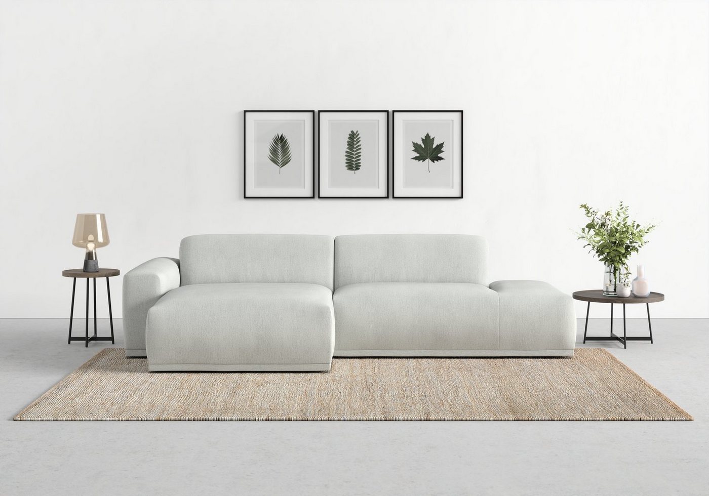 TRENDMANUFAKTUR Ecksofa Braga, 2 Teile, mit hochwertigem Kaltschaum, auch in Cord erhältlich, L-Form von TRENDMANUFAKTUR