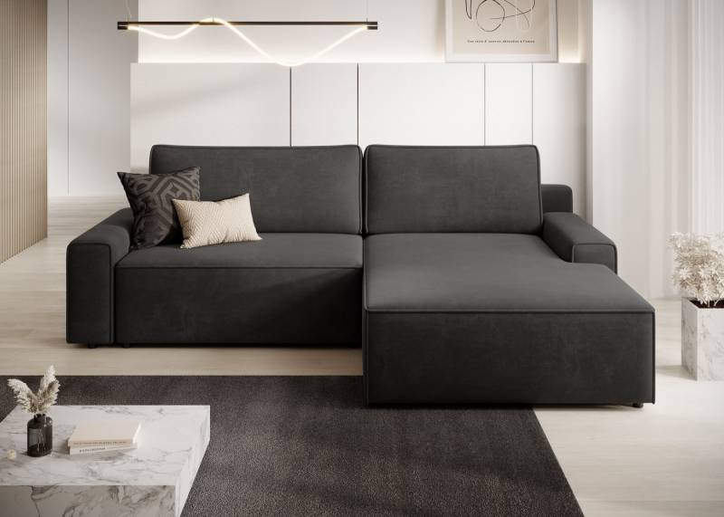 TRENDMANUFAKTUR Ecksofa Challenge, Schlafsofa mit Bettkasten, Couch in L-Form, Breite 245 cm, Recamiere beidseitig montierbar, auch in trendigem Cordstoff von TRENDMANUFAKTUR