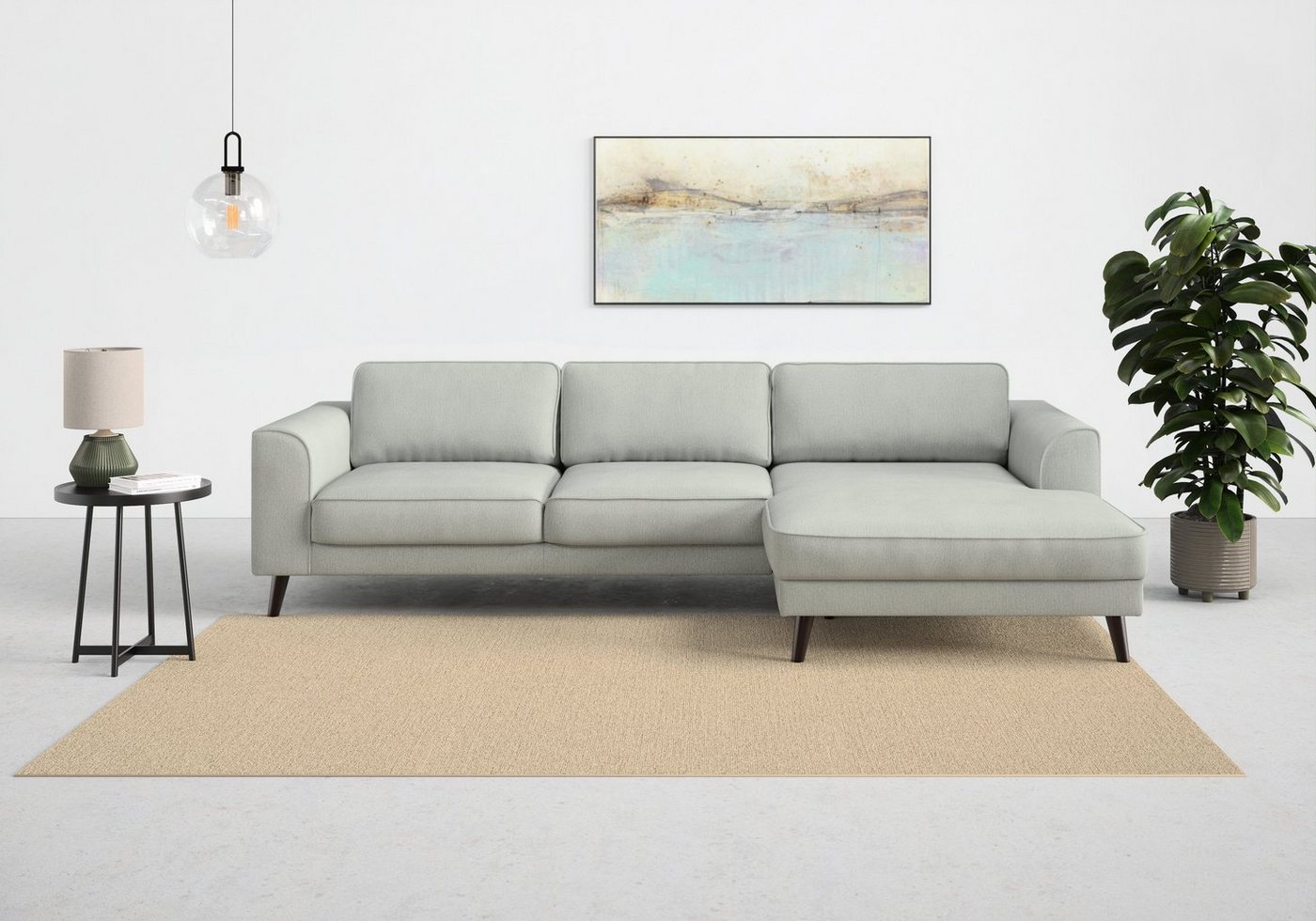 TRENDMANUFAKTUR Ecksofa Lumber Jack, wahlweise mit Bettfunktion u. Bettkasten, L-Form von TRENDMANUFAKTUR