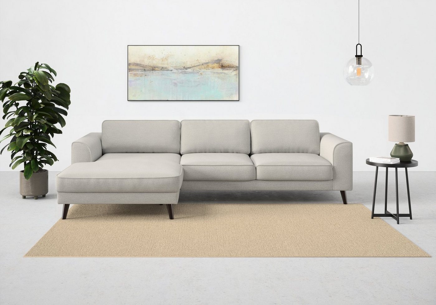 TRENDMANUFAKTUR Ecksofa Lumber Jack, wahlweise mit Bettfunktion u. Bettkasten, L-Form von TRENDMANUFAKTUR