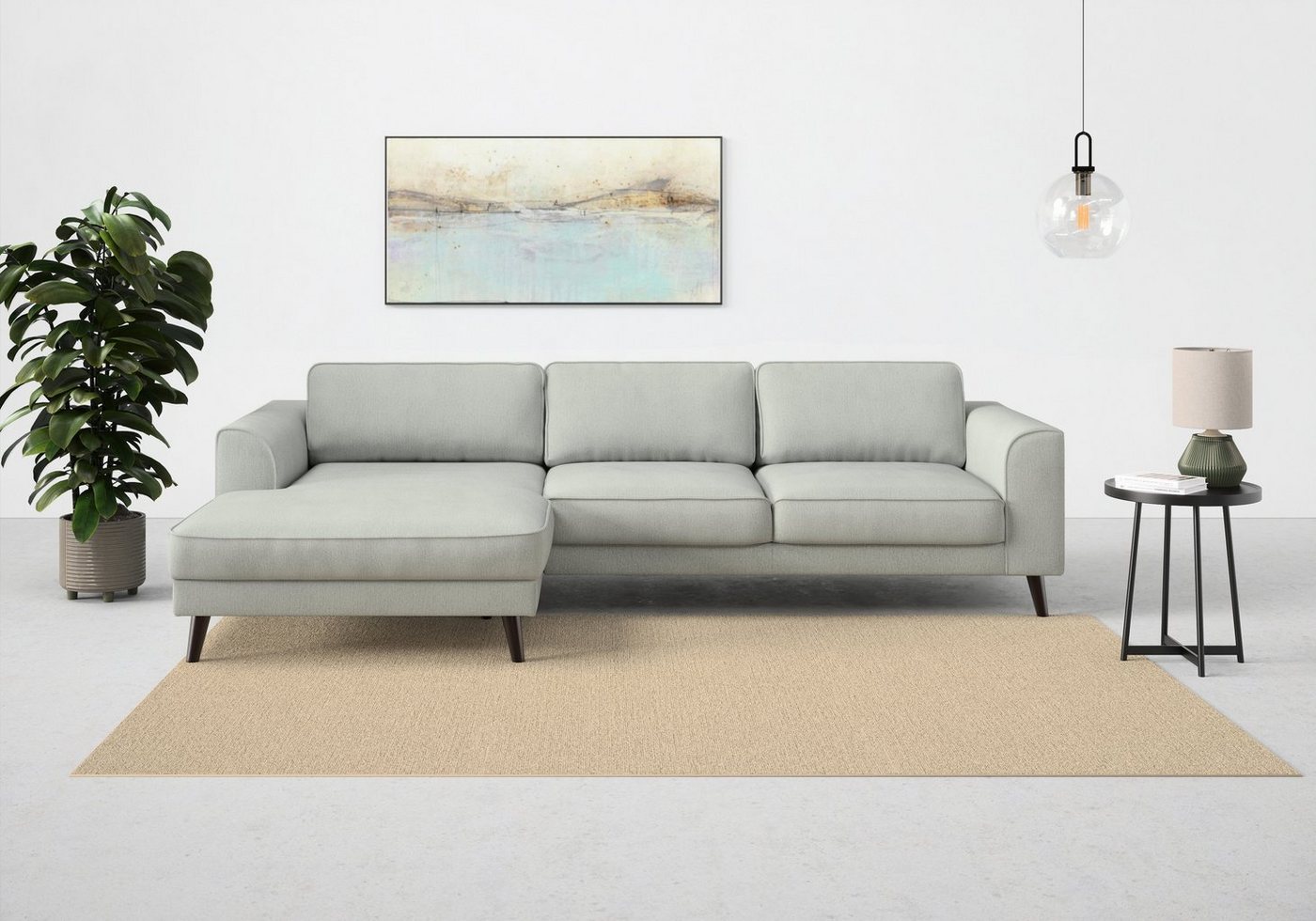 TRENDMANUFAKTUR Ecksofa Lumber Jack, wahlweise mit Bettfunktion u. Bettkasten, L-Form von TRENDMANUFAKTUR