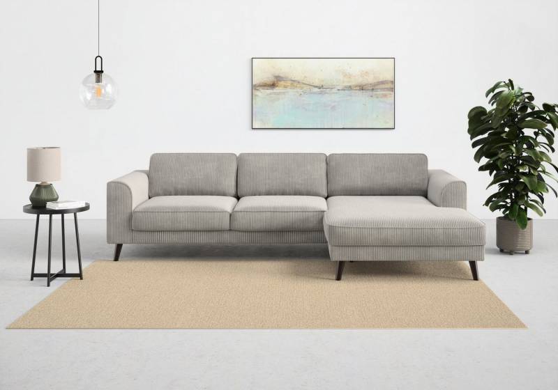 TRENDMANUFAKTUR Ecksofa Lumber Jack, elegantes Designsofa, zeitlos modern, hoher Sitzkomfort, wahlweise mit Bettfunktion u. Bettkasten, L-Form von TRENDMANUFAKTUR
