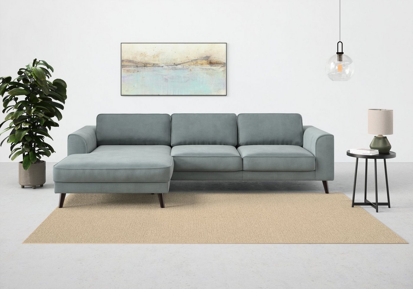 TRENDMANUFAKTUR Ecksofa Lumber Jack, wahlweise mit Bettfunktion u. Bettkasten von TRENDMANUFAKTUR