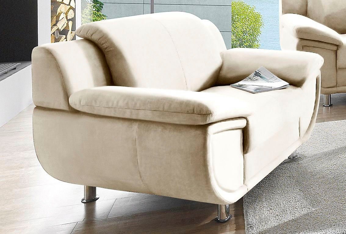 TRENDMANUFAKTUR Sessel, mit extra breiten Armlehnen, frei im Raum stellbar von TRENDMANUFAKTUR