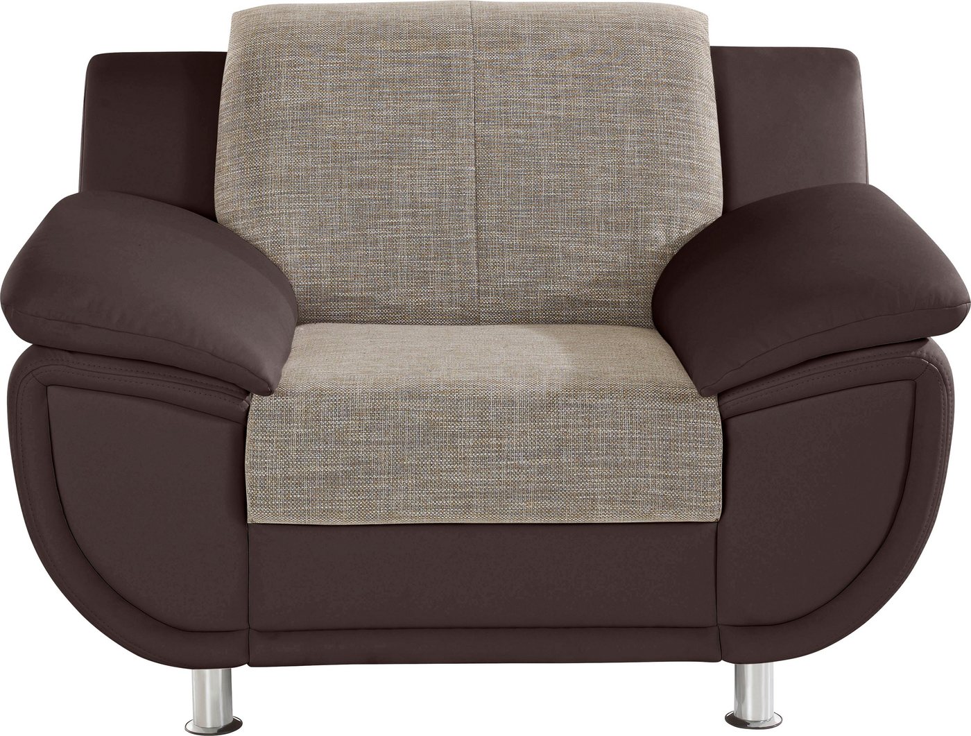 TRENDMANUFAKTUR Sessel, wahlweise mit komfortablem Federkern, mit extra breiten Armlehnen von TRENDMANUFAKTUR