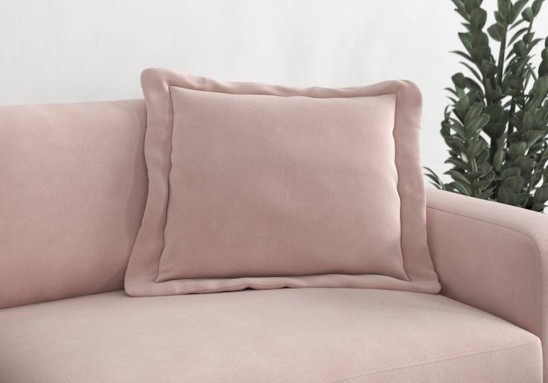 TRENDMANUFAKTUR Sofakissen Bourbon, (1 St), modernes Flatkissen 70x70 cm, in trendigem Cord erhältlich, universal von TRENDMANUFAKTUR