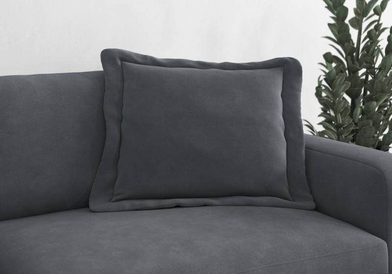 TRENDMANUFAKTUR Sofakissen Bourbon, (1 St), modernes Flatkissen 70x70 cm, in trendigem Cord erhältlich, universal von TRENDMANUFAKTUR