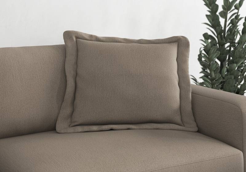 TRENDMANUFAKTUR Sofakissen Bourbon, (1 St), modernes Flatkissen 70x70 cm, in trendigem Cord erhältlich, universal von TRENDMANUFAKTUR
