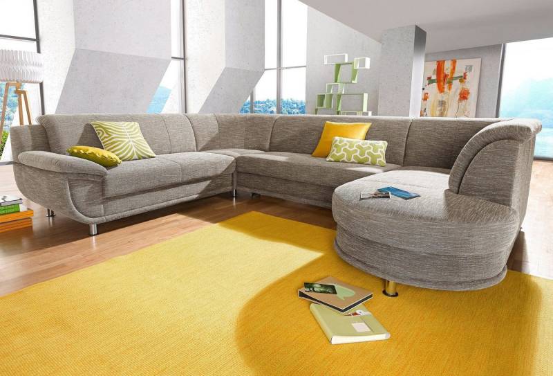 TRENDMANUFAKTUR Wohnlandschaft Rondo, U-Form, inkl.Federkern, wahlweise mit Bettfunktion TRENDMANUFAKTUR Wohnlandschaft Rondo, U-Form, inkl.Federkern, wahlweise mit Bettfunktion von TRENDMANUFAKTUR