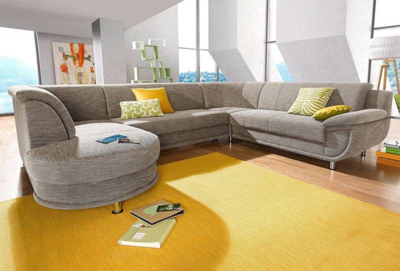 TRENDMANUFAKTUR Wohnlandschaft Rondo, U-Form, inkl.Federkern, wahlweise mit Bettfunktion TRENDMANUFAKTUR Wohnlandschaft Rondo, U-Form, inkl.Federkern, wahlweise mit Bettfunktion von TRENDMANUFAKTUR
