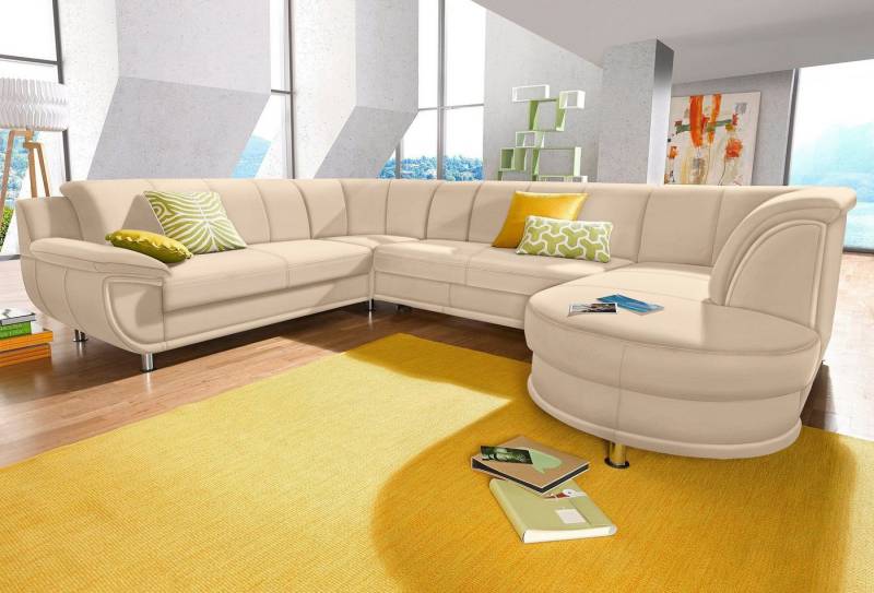 TRENDMANUFAKTUR Wohnlandschaft Rondo, U-Form, inkl.Federkern, wahlweise mit Bettfunktion TRENDMANUFAKTUR Wohnlandschaft Rondo, U-Form, inkl.Federkern, wahlweise mit Bettfunktion von TRENDMANUFAKTUR