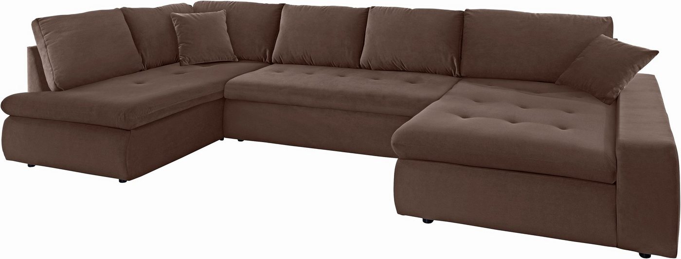 TRENDMANUFAKTUR Wohnlandschaft Indie II, tolle Detailverarbeitung, bequem und komfortabel im Sitz, wahlweise mit Bettfunktion, U-Form TRENDMANUFAKTUR Wohnlandschaft Indie II, tolle Detailverarbeitung, bequem und komfortabel im Sitz, wahlweise mit Bettfunktion, U-Form von TRENDMANUFAKTUR