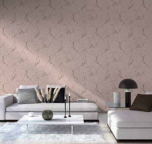 TRENDWALLS Marmortapete rose Tapete Marmor Vliestapete in Marmoroptik moderne und edle Wohnzimmer Tapete Mustertapete hochglänzend glatt TRENDWALLS Marmortapete rose Tapete Marmor Vliestapete in Marmoroptik moderne und edle Wohnzimmer Tapete Mustertapete hochglänzend glatt von TRENDWALLS