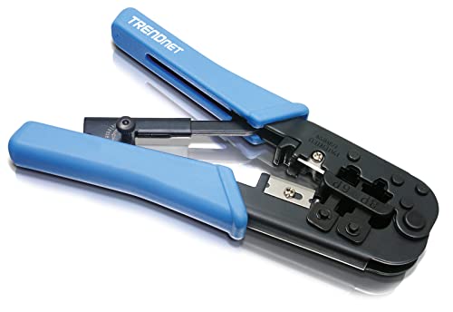 TRENDnet Professional Zange (Biegen / Abisolieren / Schneiden) für RJ11 / RJ45 Netzwerkkabel, TC-CT68 von TRENDnet