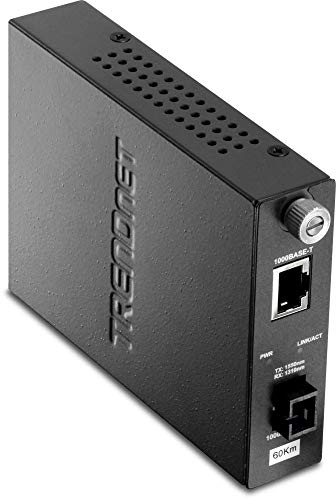 TRENDnet TFC-1000S60D3 Intelligenter 1000Base-T zu 1000Base-LX Einzelmodus-SC-Glasfaserkonverter mit doppelter Wellenlänge 60 km / 37.3 Miles weiß TRENDnet TFC-1000S60D3 Intelligenter 1000Base-T zu 1000Base-LX Einzelmodus-SC-Glasfaserkonverter mit doppelter Wellenlänge 60 km / 37.3 Miles weiß von TRENDnet