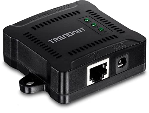 TRENDnet TPE-104GS Gigabit PoE Splitter, Wandmontierbar, Justierbare Ausgangsleistung, PoE betrieben, Schwarz TRENDnet TPE-104GS Gigabit PoE Splitter, Wandmontierbar, Justierbare Ausgangsleistung, PoE betrieben, Schwarz von TRENDnet