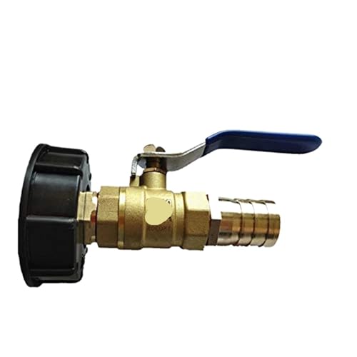 1 Stück IBC Tote Tank Adapter S60 * 6 Messing Garten Wasserhahn mit 25 mm Schlauchanschluss Wasseranschluss Ersatzventil Fitting 1 Stück IBC Tote Tank Adapter S60 * 6 Messing Garten Wasserhahn mit 25 mm Schlauchanschluss Wasseranschluss Ersatzventil Fitting von TREPMEUN