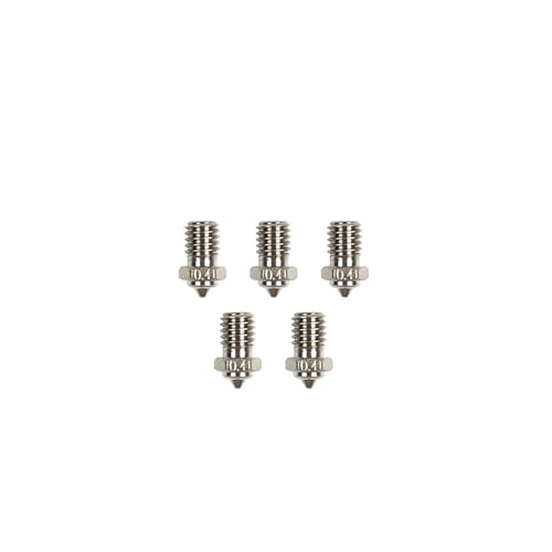 5 STÜCKE for FLS-UN S1 PRO 3D-Drucker Hotend Kit Komponente Gehärtete Stahldüse Messing-Druckkopfblock 0,4 mm Extruder 1,75 mm Filament von TREPMEUN