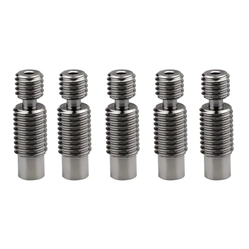 5 STÜCKE for FLS-UN for QQ-S PRO Heatbreak Throat V6 Hotend Heat Break Metallrohr QQS 3D-Druckerteil 1,75 mm von TREPMEUN
