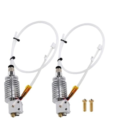 For Anycubic Vyper Kobra Max Kobra Plus Hotend 24V 40W Heizung J-Kopf Kühlkörper Hot End Remote Bowden J Kopf 3D Druck Teile(2Set) von TREPMEUN