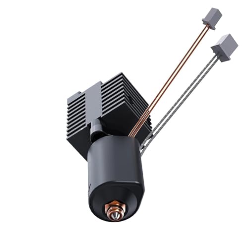 For Crea-lity K2 Plus Keramik-Heizblock-Kit mit 0,4 mm Vollmetall-integrierter Schnellwechseldüse, 350 °C hohe Temperaturbeständigkeit von TREPMEUN