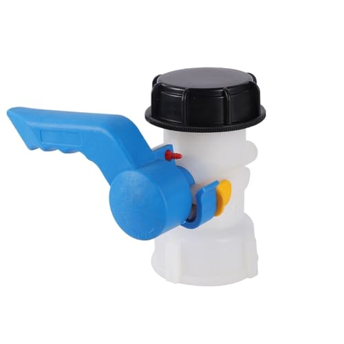 For DN40/50/80 62/75/100mm Tank Schmetterling Ventil IBC Tank Container Tote Tank Schmetterling Verbindung Ventil kunststoff Wasser Ablauf Adapter(1 UK) von TREPMEUN