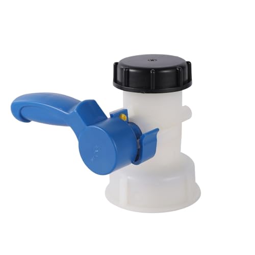 For DN40/50/80 62/75/100mm Tank Schmetterling Ventil IBC Tank Container Tote Tank Schmetterling Verbindung Ventil kunststoff Wasser Ablauf Adapter(2) von TREPMEUN