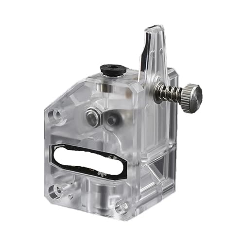 For FL-SUN SR-Extruder for Super for Racer-Extrusionskopf 3D-Druckerzubehör 1,75 mm Filament Metall Vertikalgelenk Fit 42 Schrittmotor(Clear) von TREPMEUN