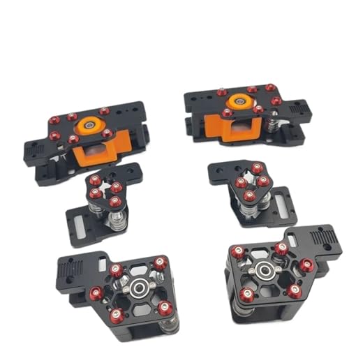 For Fun-ssor for Refi-ned for Vor-on2.4 3D-Drucker CNC-Aluminium 9mm Riemen 4AWD Mod-Upgrade-Teile for NE-MA17 Schrittmotor(B) von TREPMEUN