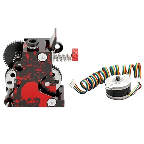 For HGX LITE 2.0 Dual Gear Extruder Hartstahl-Untersetzungsgetriebe Hochgeschwindigkeitsmotor for En-der 3V2/PRO CR10 for VOR-ON2.4(Extruder With Motor) von TREPMEUN