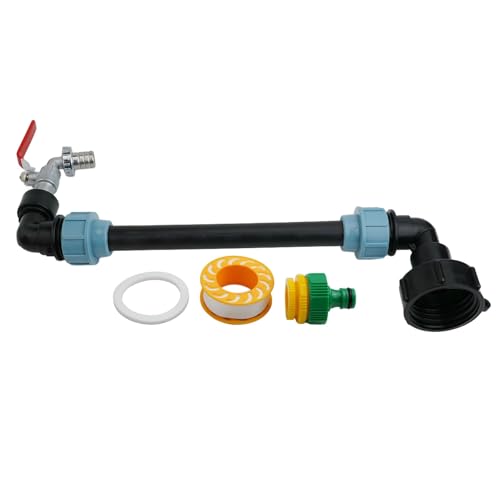 For IBC Adapter Anschluss-Set 3/4" Auslaufhahn for Tankcontainer Regenwassertank IBC Schwanenhals Auslaufhahn For IBC Adapter Anschluss-Set 3/4" Auslaufhahn for Tankcontainer Regenwassertank IBC Schwanenhals Auslaufhahn von TREPMEUN