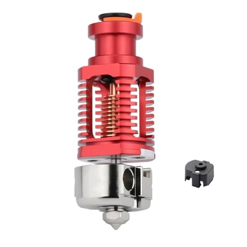 For Red for Lizard k1 Hotend 3D-Drucker for Vo-ron 2.4 for Prusa I3 V6 Hotend Bimetallische verkupferte Hot-End-Düse for En-der 3 V2-Extruder(Copper-red) von TREPMEUN