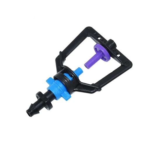 Tropfbewässerung Wasserdüse Brechung Sprinklerdüse Gewächshaus Zerstäubung Gartenbewässerung & Bewässerung 100Pcs(Barbed connector) von TREPMEUN