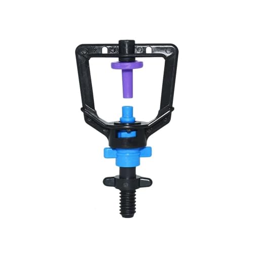 Tropfbewässerung Wasserdüse Brechung Sprinklerdüse Gewächshaus Zerstäubung Gartenbewässerung & Bewässerung 100Pcs(Threaded connector) von TREPMEUN