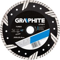 Diamantscheibe 200 x 25,4 mm, Turbo von TRESICE FRANCE
