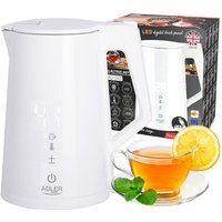 Elektrischer Wasserkocher Mit Temperatureinstellung 1,7l 2200w Strix Led Adler Ad1345w von TRESICE FRANCE