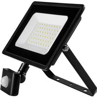 LED-Strahler 100° Winkel 50 W mit Bewegungsmelder, IP65 LED-Strahler 100° Winkel 50 W mit Bewegungsmelder, IP65 von TRESICE FRANCE