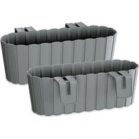 Prosperplast Blumenkasten BOARDEE HOOK Grau 38,3 cm Prosperplast Blumenkasten BOARDEE HOOK Grau 38,3 cm von TRESICE FRANCE