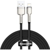 Tresice France - Cafule Series Metal Data usb-a - iPhone Lightning 2.4A 1m Kabel - Schwarz von TRESICE FRANCE