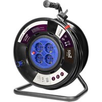 Verlängerungskabeltrommel 4 Steckdosen 3x1,5 50m OR-AE-13155(GS)/50M Schuko von TRESICE FRANCE