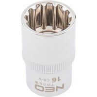 Vielzahn-Steckschlüsseleinsatz 1/2", 16 mm von TRESICE FRANCE