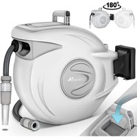Schlauchtrommel 30m Wasserschlauchaufroller Automatik Schlauchaufroller Schlauchbox - Tresko von TRESKO