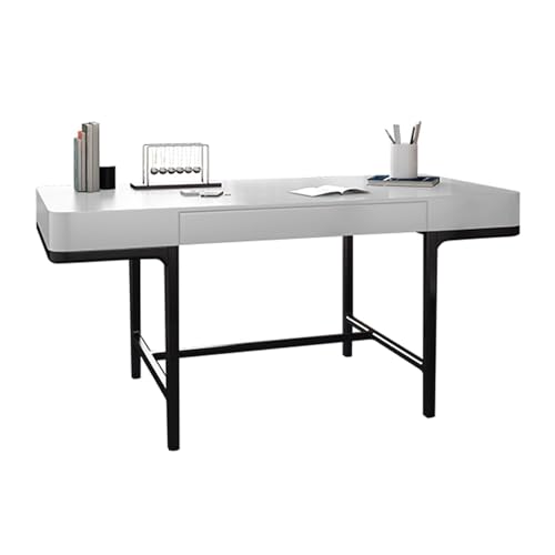 Schreibtisch zu Hause Home-Office-Schreibtisch, moderner, minimalistischer Arbeitstisch mit Schublade, Computertisch, Schlafzimmer-Arbeitszimmer-Werkbank Schreibtisch-Organizer ( Color : B , Size : 1. von TRESORS