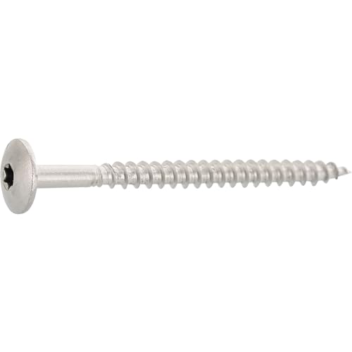 TRESPO 908624860 Fassadenschraube 4,8x60 TX20 A2, Silber von TRESPO