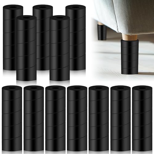 Bed Frame Leg Cover Bettrahmen Zehenschutz Bettrahmen Beinabdeckung, Bettrahmen Fußschutz Zehenschutz um Zehenkontakt mit harten Möbelbeinen zu verhindern, Beinabdeckung ohne Kleber oder Kleber (12) von TRESSON