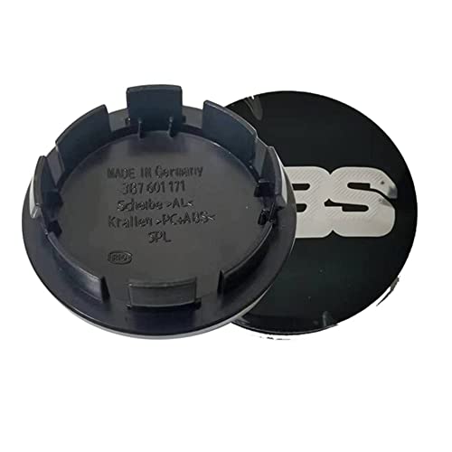 TRFAN 4 Stück Auto Nabendeckel Nabenkappen für BBS 65mm Wasserdicht Rostfrei Auto Radnabendeckel ZubehöR,C von TRFAN