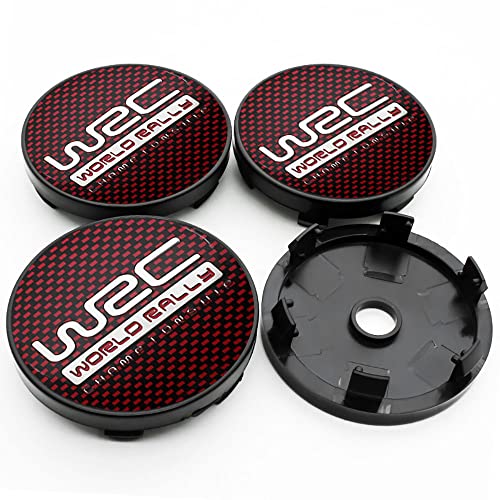 TRFAN 4 Stück Auto Nabendeckel Nabenkappen für WRC 56+60mm Wasserdicht Rostfrei Auto Radnabendeckel ZubehöR,H-60MM von TRFAN