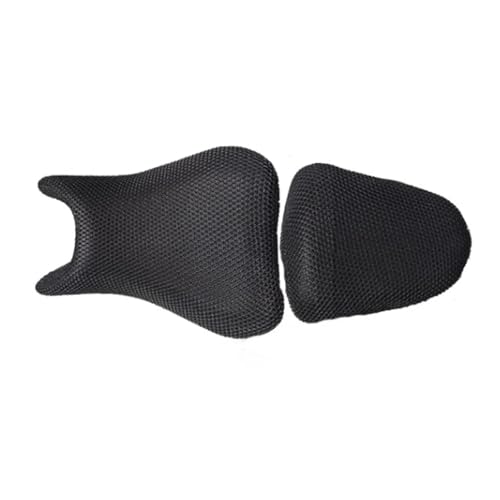 TRFBD Motorradzubehör Vorne Hinten Mesh Sitzbezug Atmungsaktiv Wärmedämmung Sitzkissen Für Y&amaha YZF-R3 YZF R3 Atmungsaktiver Sitzbezug von TRFBD